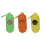 Брелок-диспенсер Таблетка з пакетами для фекалій Minibag Shuttle Mixed Colors CROCI (кольори в асортименті)