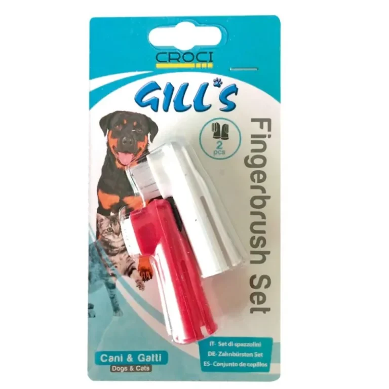 Зубні щітки Gill's Finger Croci для собак і котів, 2 шт