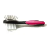 Гребінець-щітка Croci Vanity двостороння маленька для собак та котів, 14×3.7×4.5 см