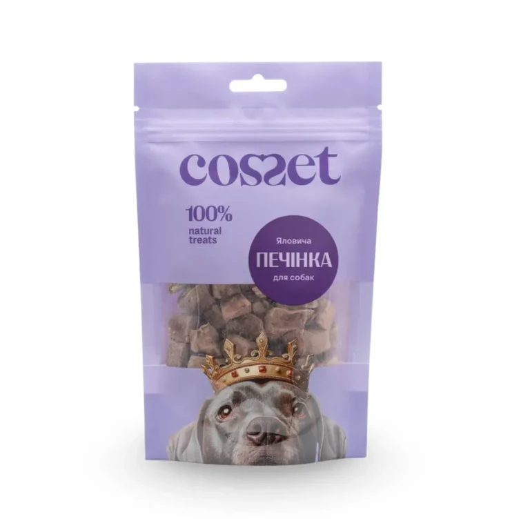Freeze Dry ласощі для собак Cosset Ліофілізована яловича печінка, 40 г