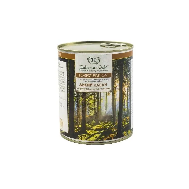 Консервований корм Hubertus Gold для собак, дикий кабан з картоплею, 800 г