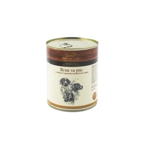 Вологий корм Hubertus Gold для собак з ягням і рисом, 800 г