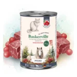 Вологий корм Baskerville Пребіо з кониною для котів, 400 г