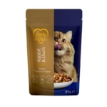 Вологий корм для стерилізованих котів Lovely Hunter Sterilised з кроликом і качкою, 85 г