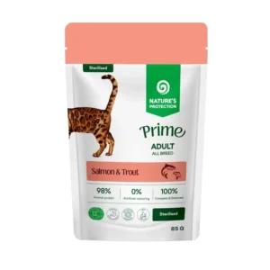Вологий корм Nature's Protection Prime Urinary з лососем для стерилізованих котів