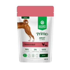 Корм Nature's Protection Prime Active з куркою і яловичиною для собак