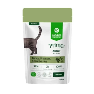 Корм Nature's Protection Prime Sterilised з індичкою для стерил. котів