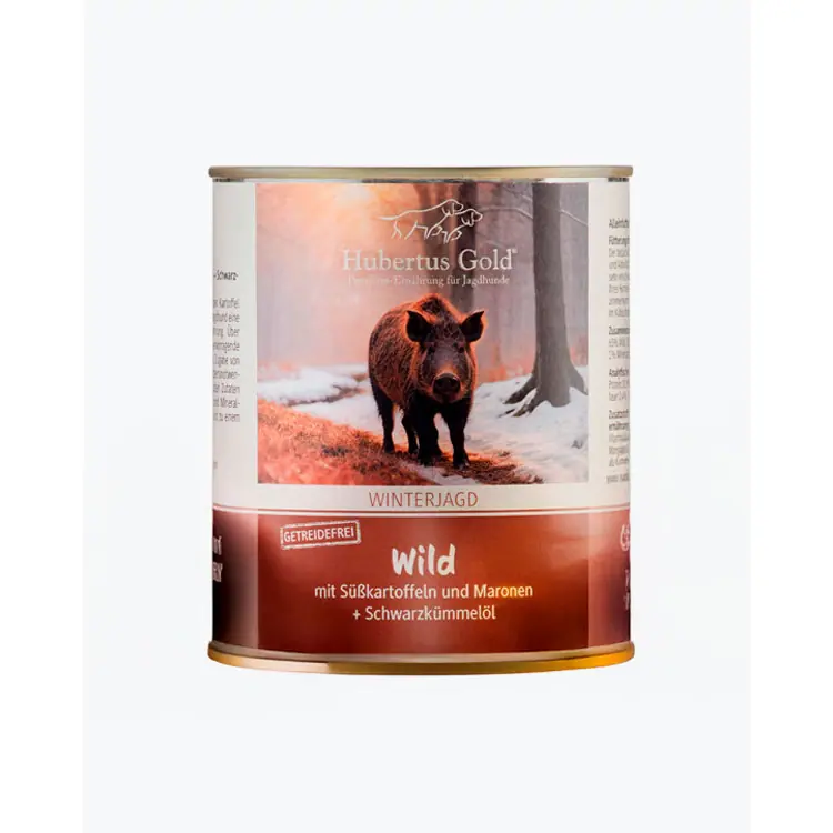 Вологий корм для собак HUBERTUS GOLD Winterjagd Wild Дичина та батат 800г