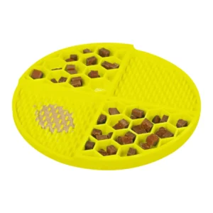 Лизальний килимок WAUDOG Silicone жовтий для собак