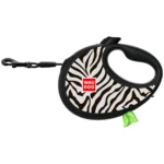 Рулетка COLLAR WAUDOG R-leash Зебра для собак