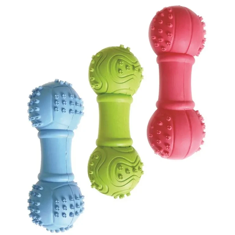 Іграшка Tatrapet Dental Gum гантелька гумова для собак, 10 см