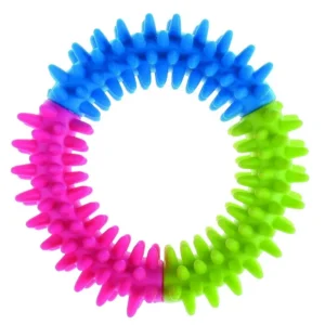 Іграшка Tatrapet Dental Gum кільце гумове з шипами для собак, 10-11 см