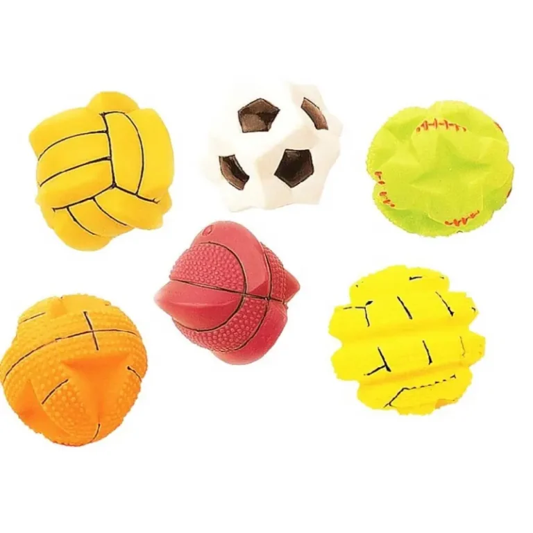Іграшка TATRAPET Toys Fun м'ячик вініловий фактурний для собак, 7.5 см