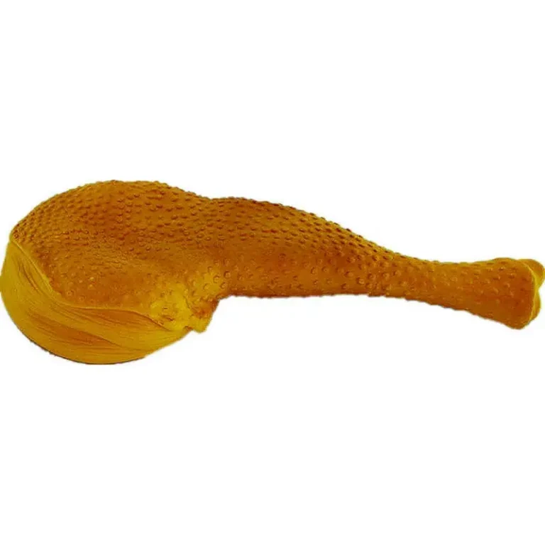 Іграшка Tatrapet Toys Fun куряча ніжка вінілова з пищалкою для собак, 17.5 см