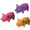 Іграшка TATRAPET Toys Fun латексна свинка з пищалкою різні кольори для собак