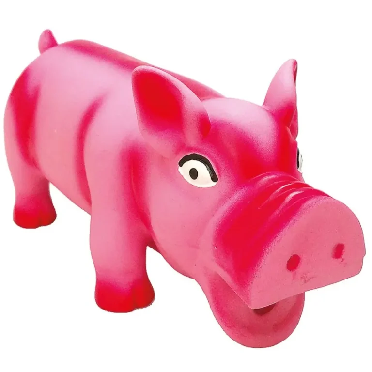 Іграшка TATRAPET Toys Fun латексна свинка з пищалкою для собак, 30 см