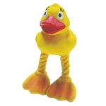 Іграшка TATRAPET Toys Fun качка латексна з пищалкою для собак, 16 см