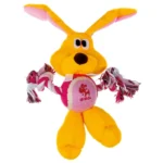 Іграшка TATRAPET Toys Fun текстильна собака з мотузкою для собак, 21 см