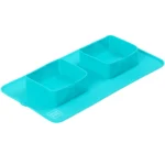 Складана миска WAUDOG Silicone, блакитна, 38х23х5 см