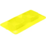 Складана миска WAUDOG Silicone, жовта, 38х23х5 см