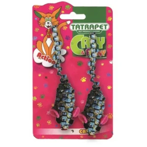 Іграшка для котів Мишки з тканини Tatrapet Caty Funny, 4.5 см/2 шт