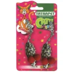 Іграшка Tatrapet Caty Funny мишки тканинні для котів, 5.5 см, 2 шт