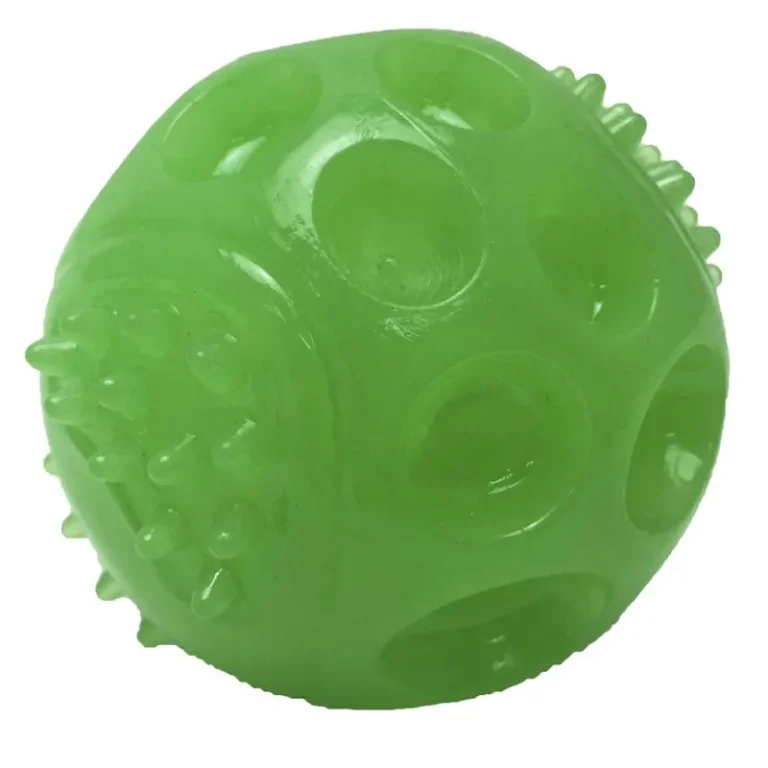 Іграшка Croci Squeakball люмінесцентний гумовий м'яч для собак, 6.3 см