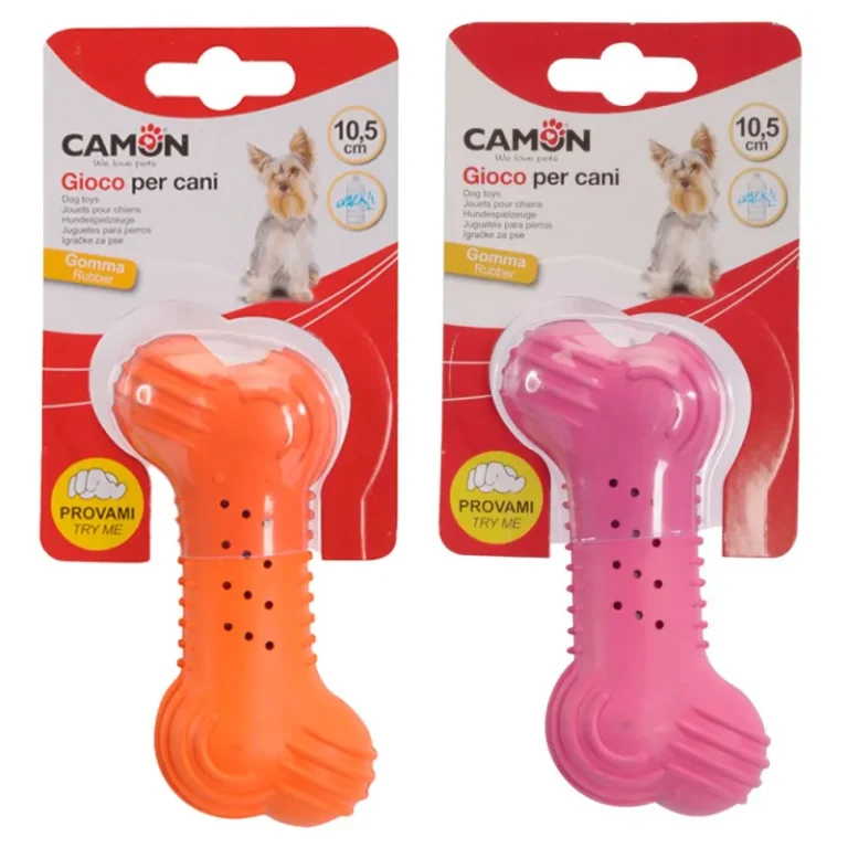 Іграшка Camon Crunchy Bone кісточка гумова для собак