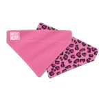 Бандана для собак на нашийник Max & Molly Bandana Leopard Pink з леопардовим принтом
