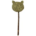 Іграшка Croci Euphoria Stick мордочка з котячою м'ятою для котів, 14 см