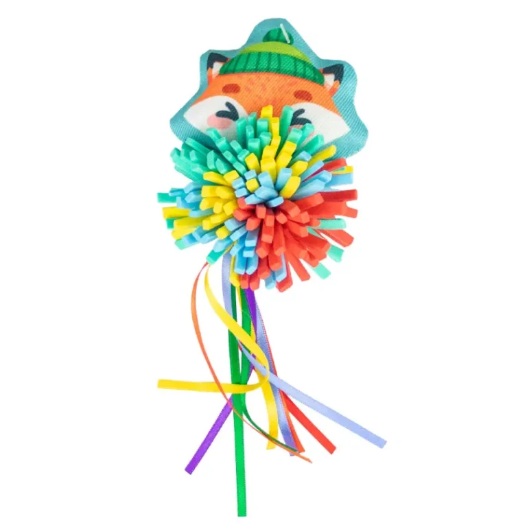 Іграшка для котів Croci POMPON з шелестінням, різні кольори, 10-15 см