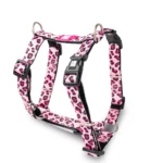 Шлейка для собак Max & Molly H-Harness Leopard Pink з леопардовим принтом