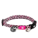 Нашийник для котів Max & Molly Smart ID Collar Leopard Pink з принтом