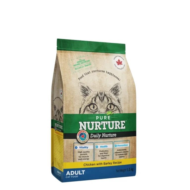 Сухий корм Pure Nurture Daily Nurture для дорослих котів з куркою і ячменем