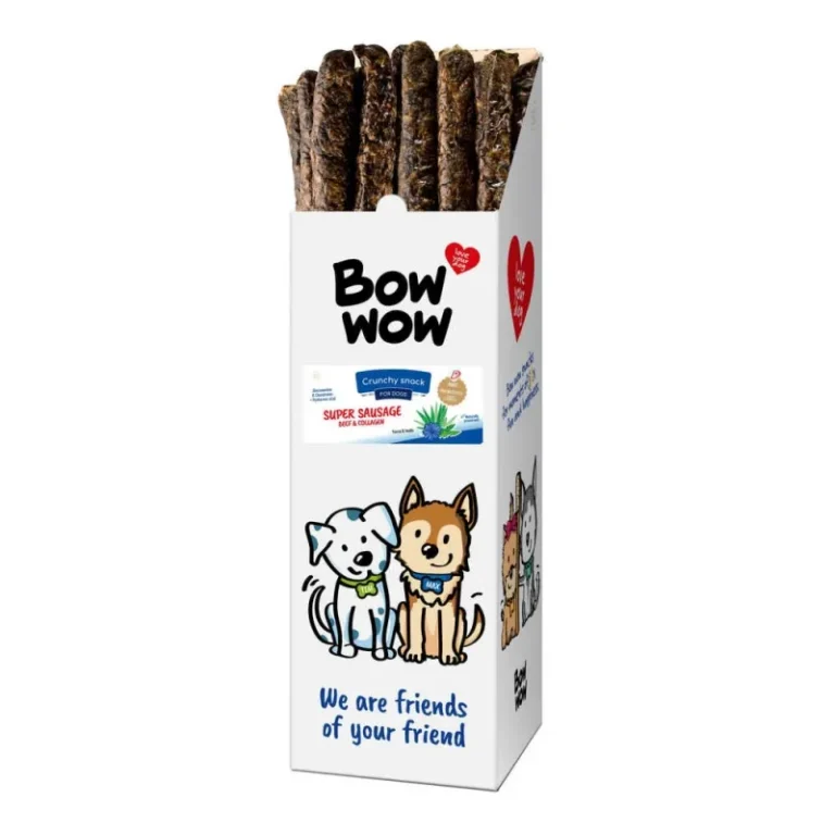 Ласощі Bow Wow супер ковбаски з яловичиною для собак, 24 шт