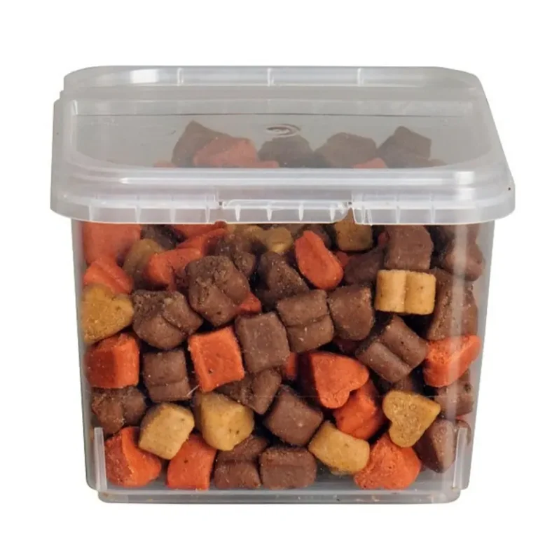 Ласощі Tatrapet York мікс серця з куркою, рибою і ягням для собак, 200 г