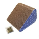 Кігтеточка TATRAPET для котів з гофрокартону з котячою м'ятою, 23x21x17 см
