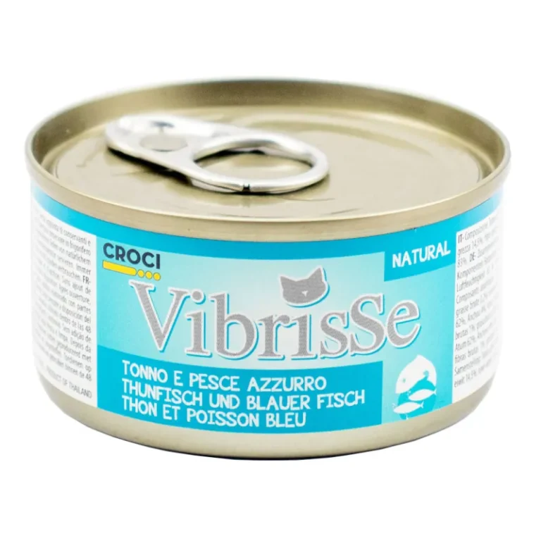 Консерва для дорослих котів VIBRISSE з тунцем та анчоусами, 70 г
