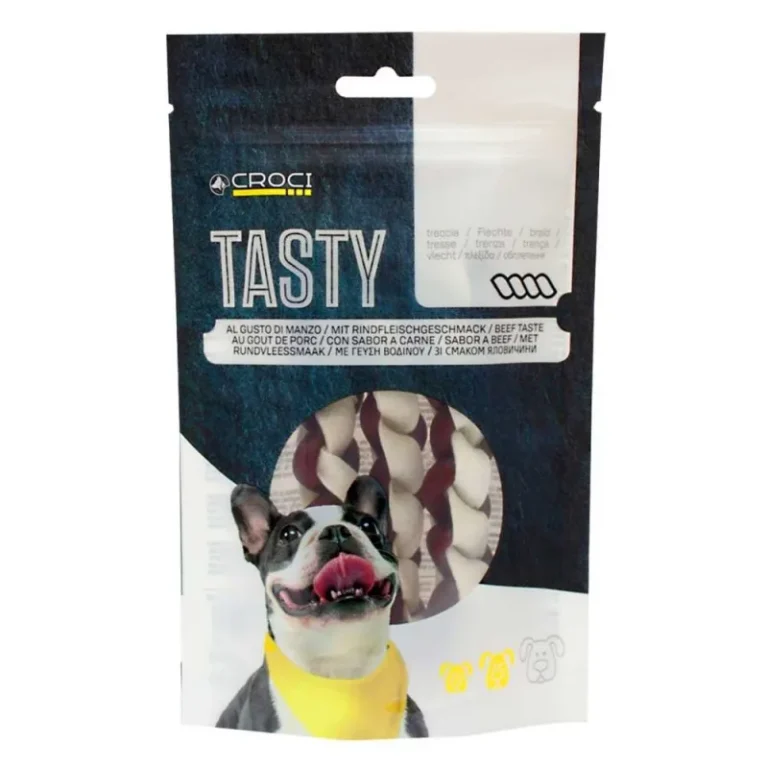Ласощі CROCI Tasty яловича косичка для собак, 80 г
