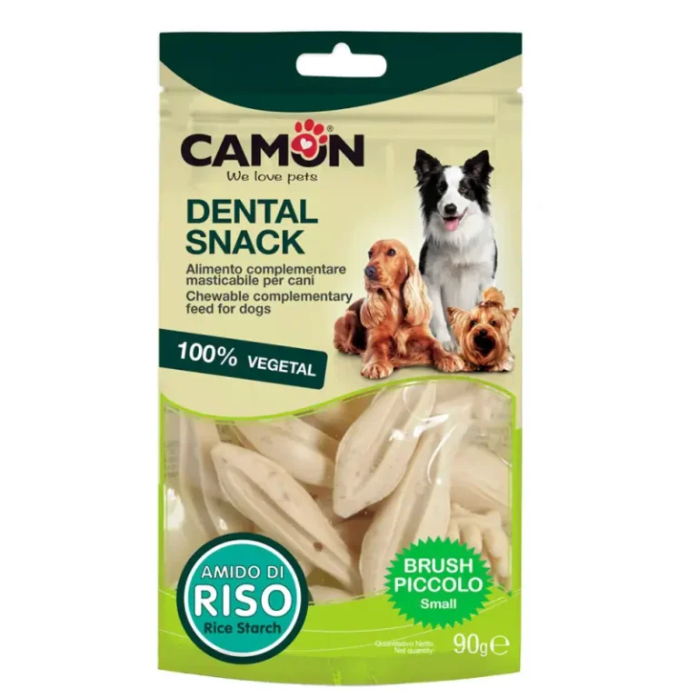 Ласощі Camon Dental Snack зубна щітка для чищення зубів для собак, 90 г, 10 шт