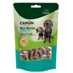 Ласощі Camon Bon Bones кісточки зі смаком какао для собак, 4.5 см, 120 г