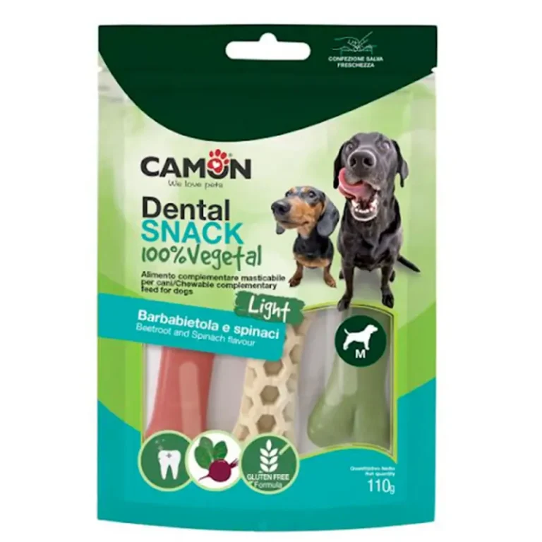 Ласощі Camon Dental Snack Mix кісточки з солодкої картоплі для чищення зубів для собак, 100 г
