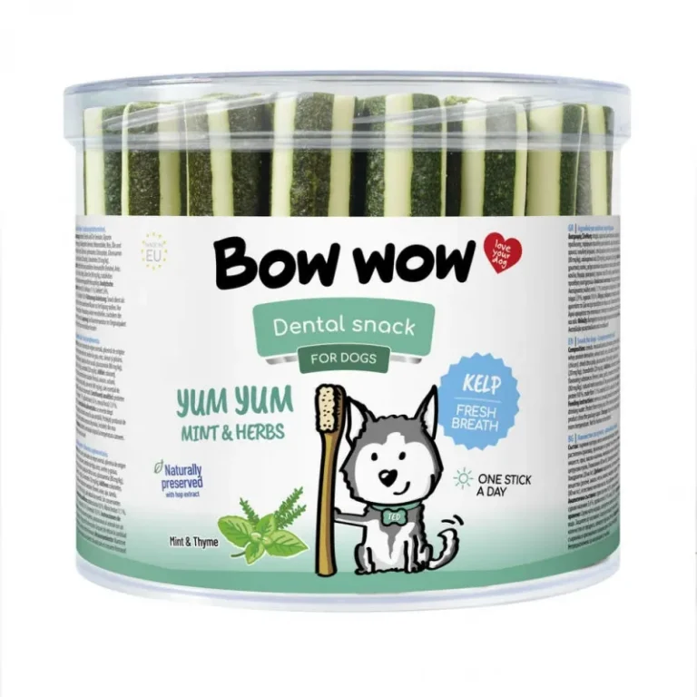 Ласощі Bow Wow Dental палички з м'ятою для чищення зубів собак, 35 шт