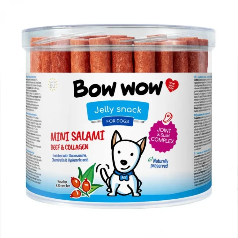 Ласощі Bow Wow палички міні-салямі з яловичиною для собак, 60 шт