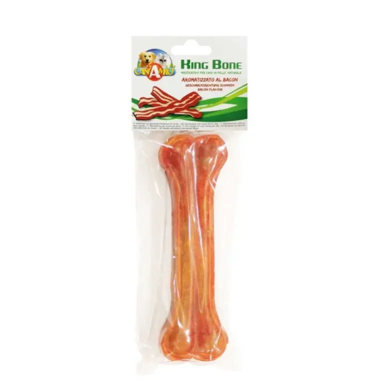 Ласощі Croci King Bone Bacon з беконом для собак, 240 г