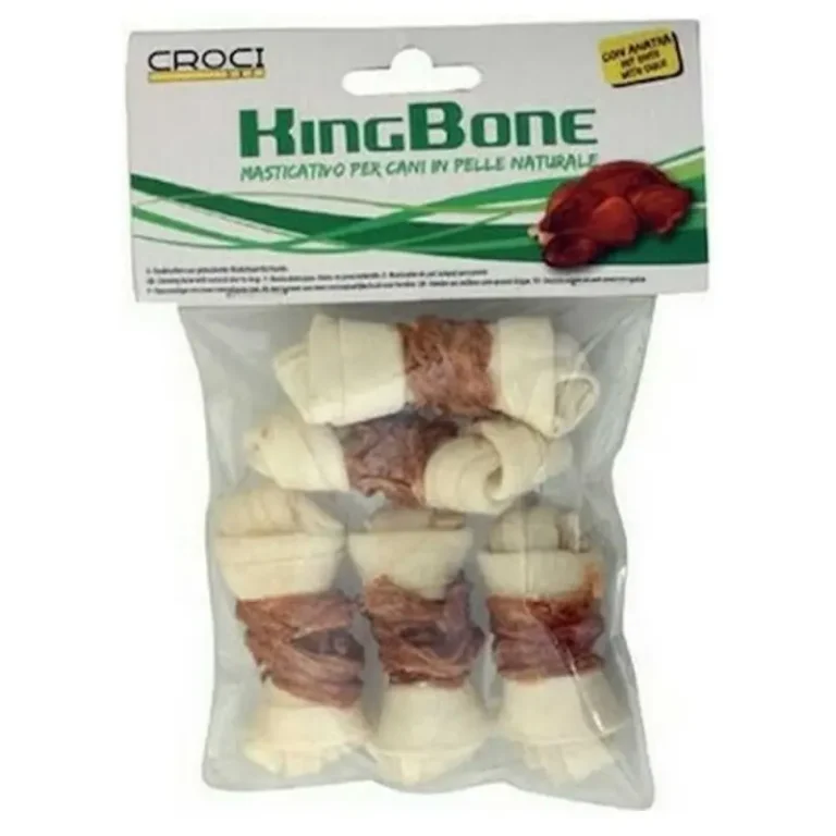 Ласощі CROCI King Bone Duck вузлова кістка з качкою для собак, 10 г