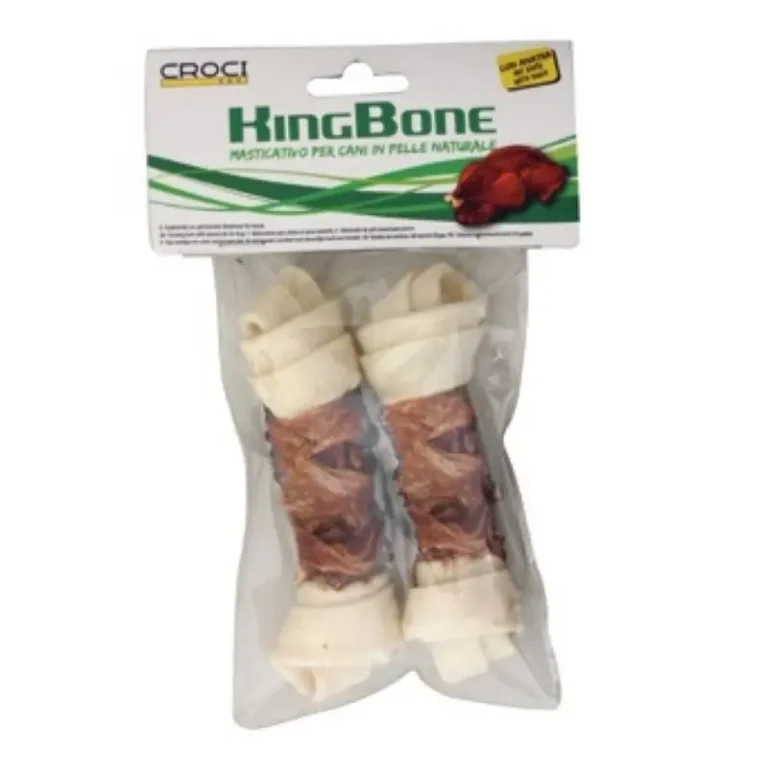 Ласощі CROCI King Bone Duck вузлова кістка з качкою для собак, 30 г