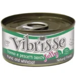 Вологий корм Vibrisse Jelly з тунцем і корюшкою для котів, 70 г