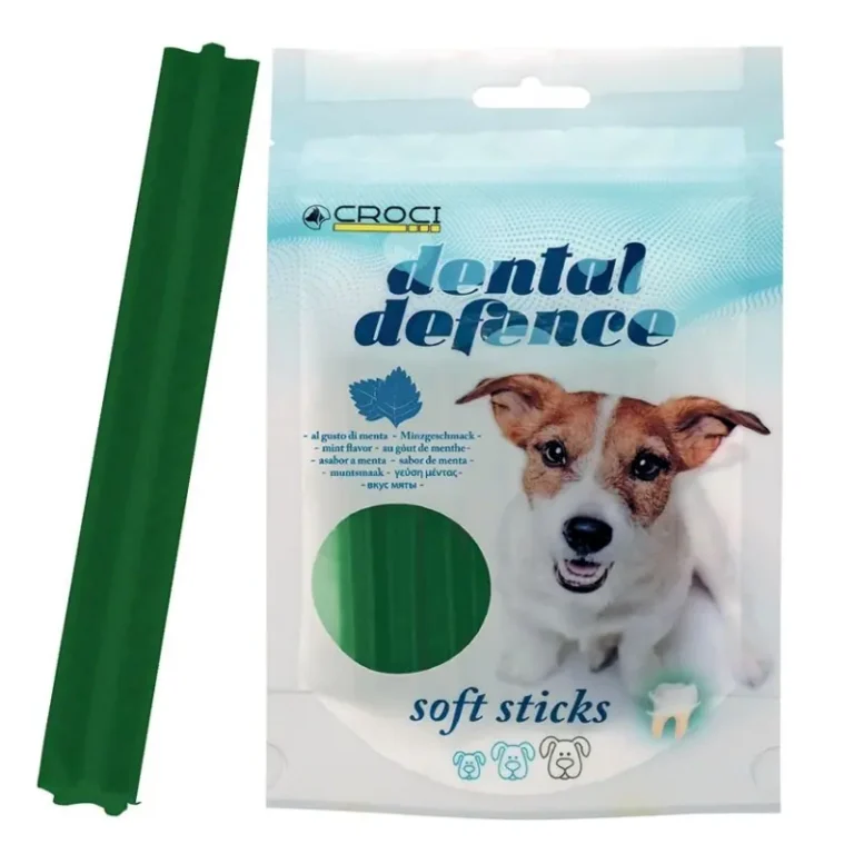 Ласощі CROCI Dental Defense Soft Sticks для чищення зубів з м'ятою для собак, 80 г