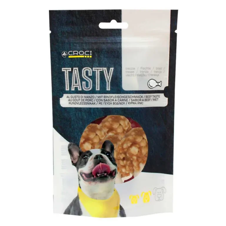 Ласощі TASTY CROCI курячі стегна з рисом для собак, 80 г